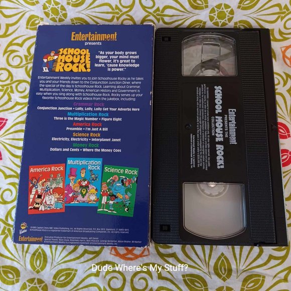 The School House Rock VHS Collection - 10 Videos - 1995 Release on VHS - Picture 2 of 2